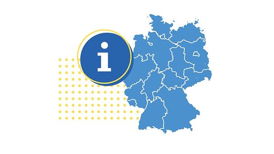 Die Deutschlandkarte gibt Ihnen Informationen zu regionalen Angeboten.